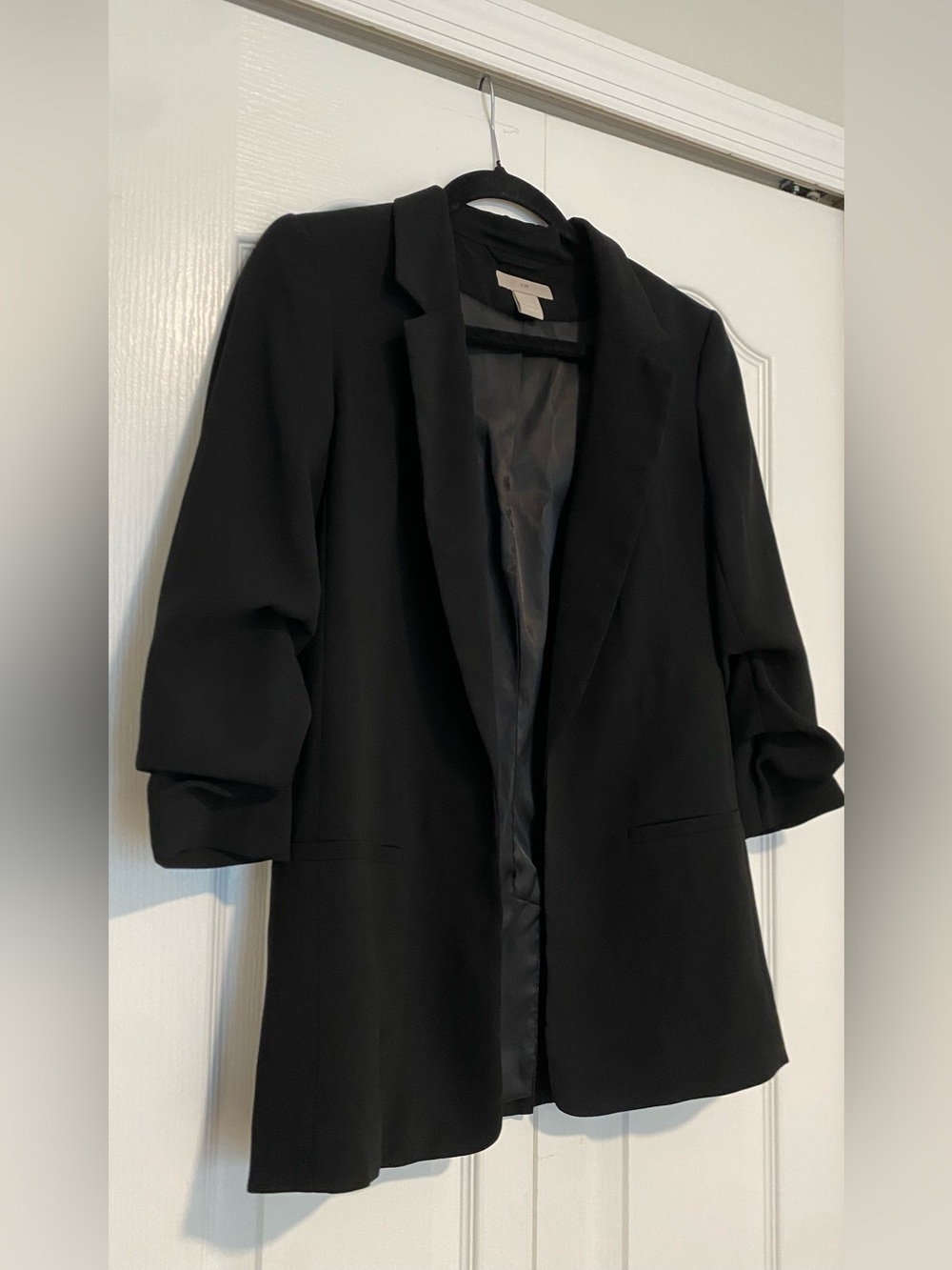 H&M Black Women's Relaxed-Fit Blazer